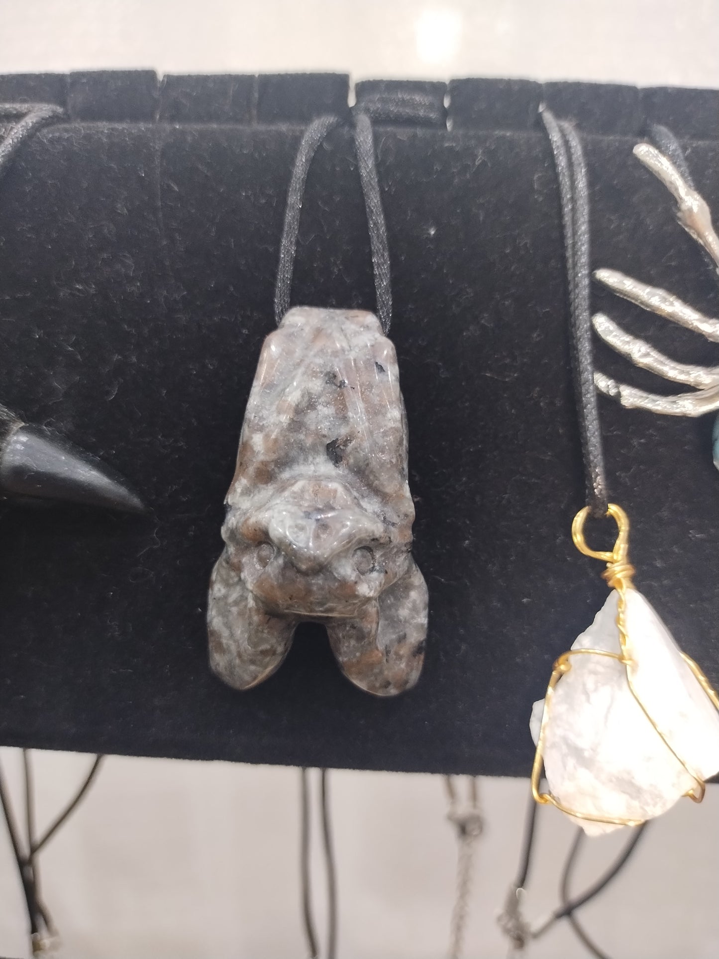 Yooperlite Bat Necklace