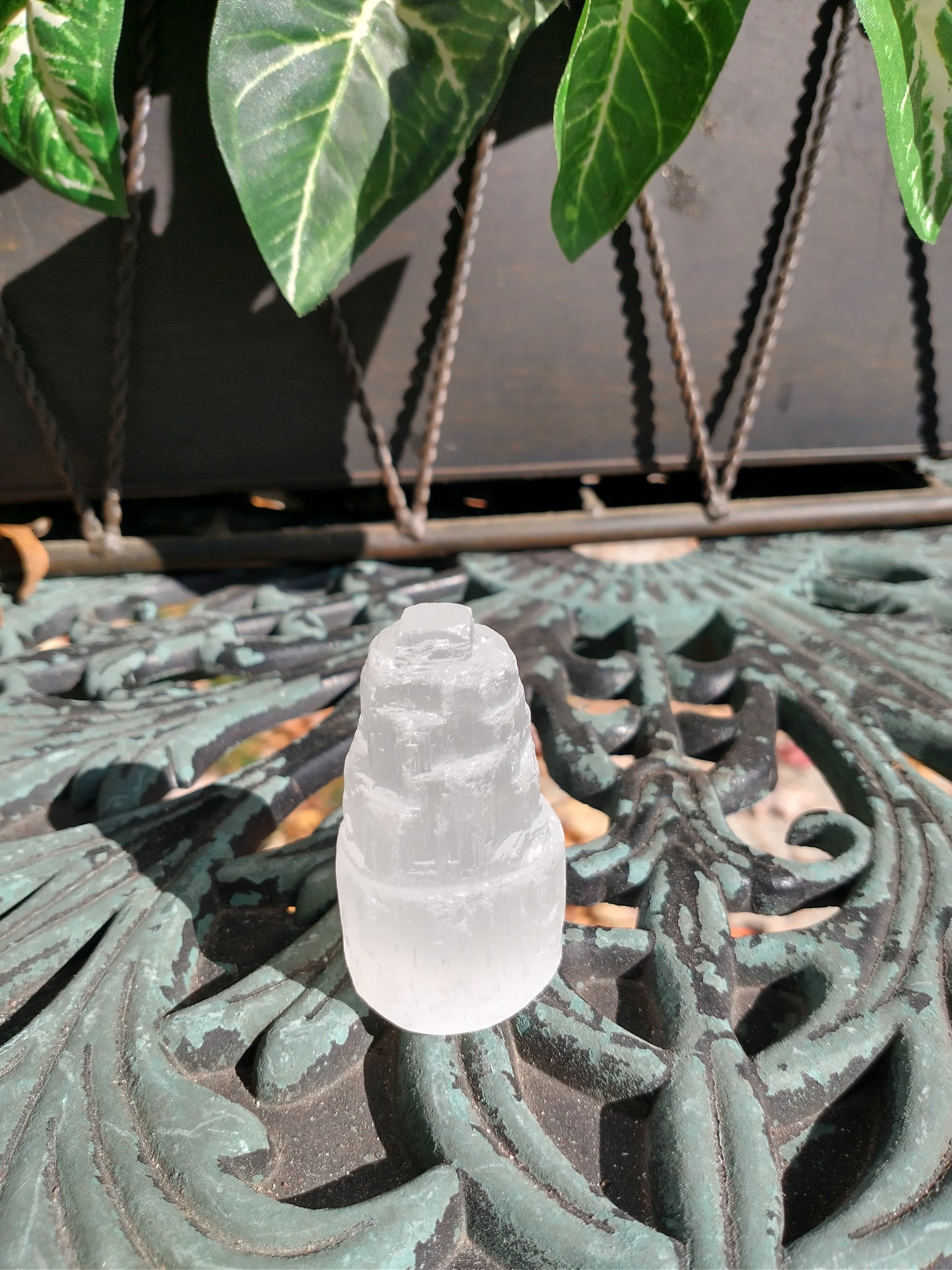 Selenite "Satin Spar" Castle