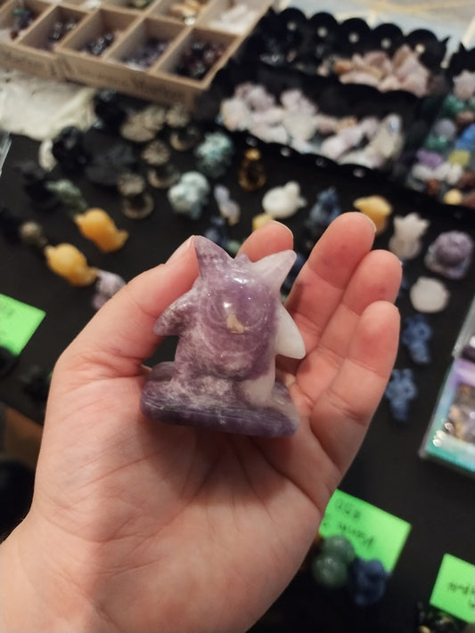 Lepidolite Gengar