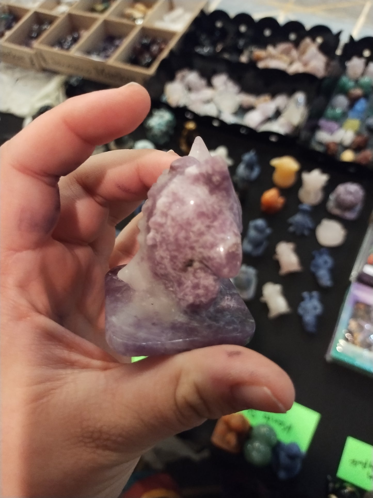 Lepidolite Gengar