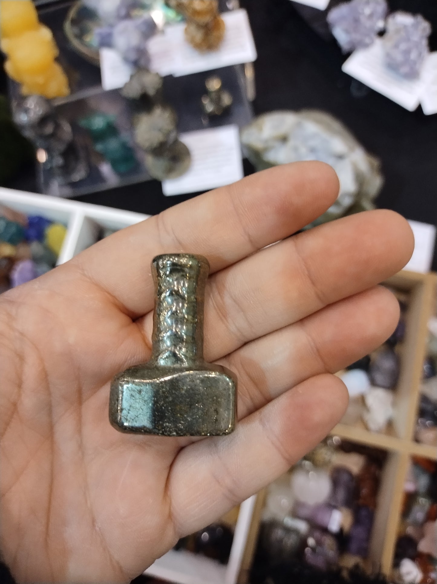 Pyrite Thor's Hammer