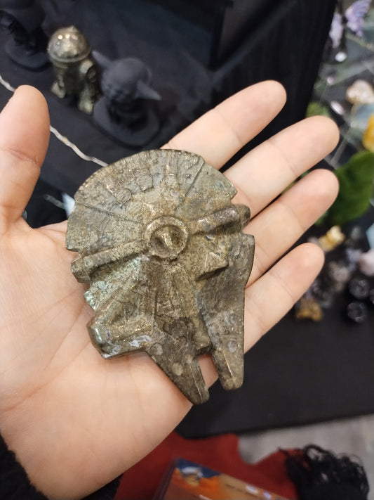 Pyrite Millennium Falcon