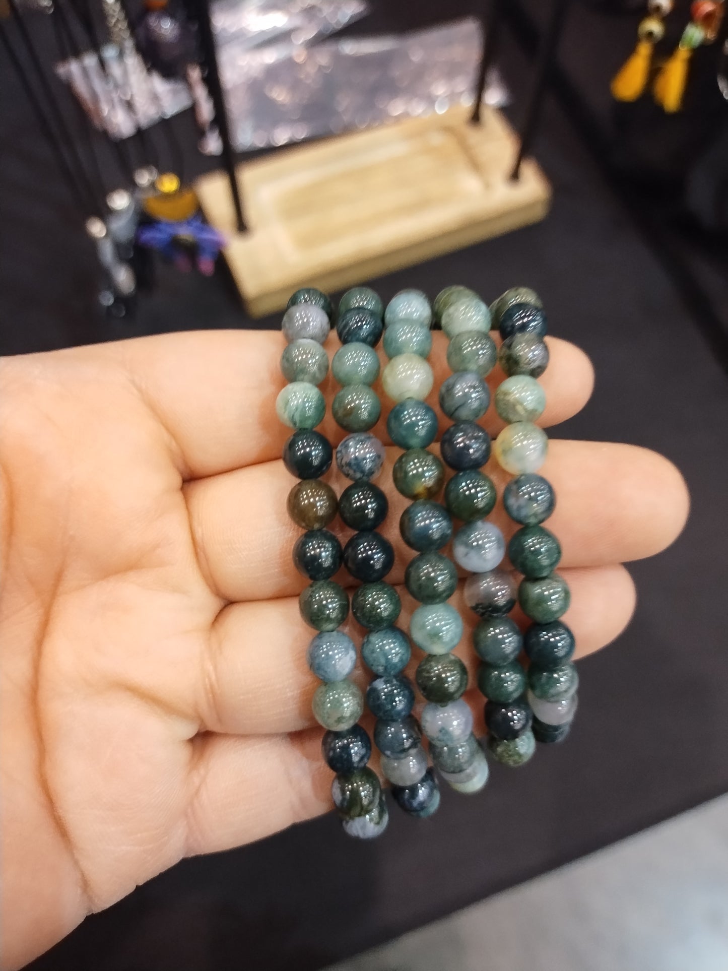 Moss Agate Bracelet