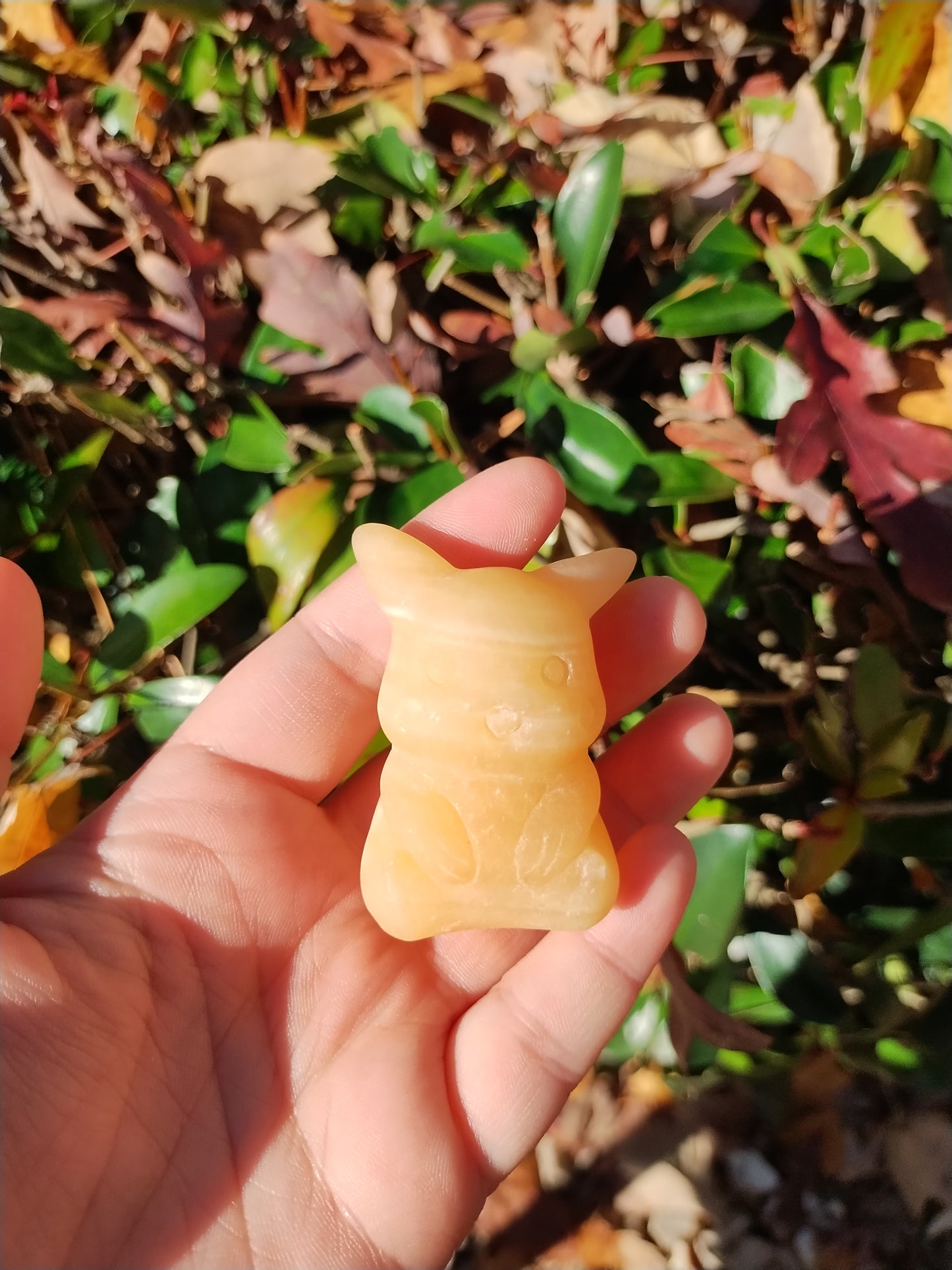 Yellow Calcite Pikachu