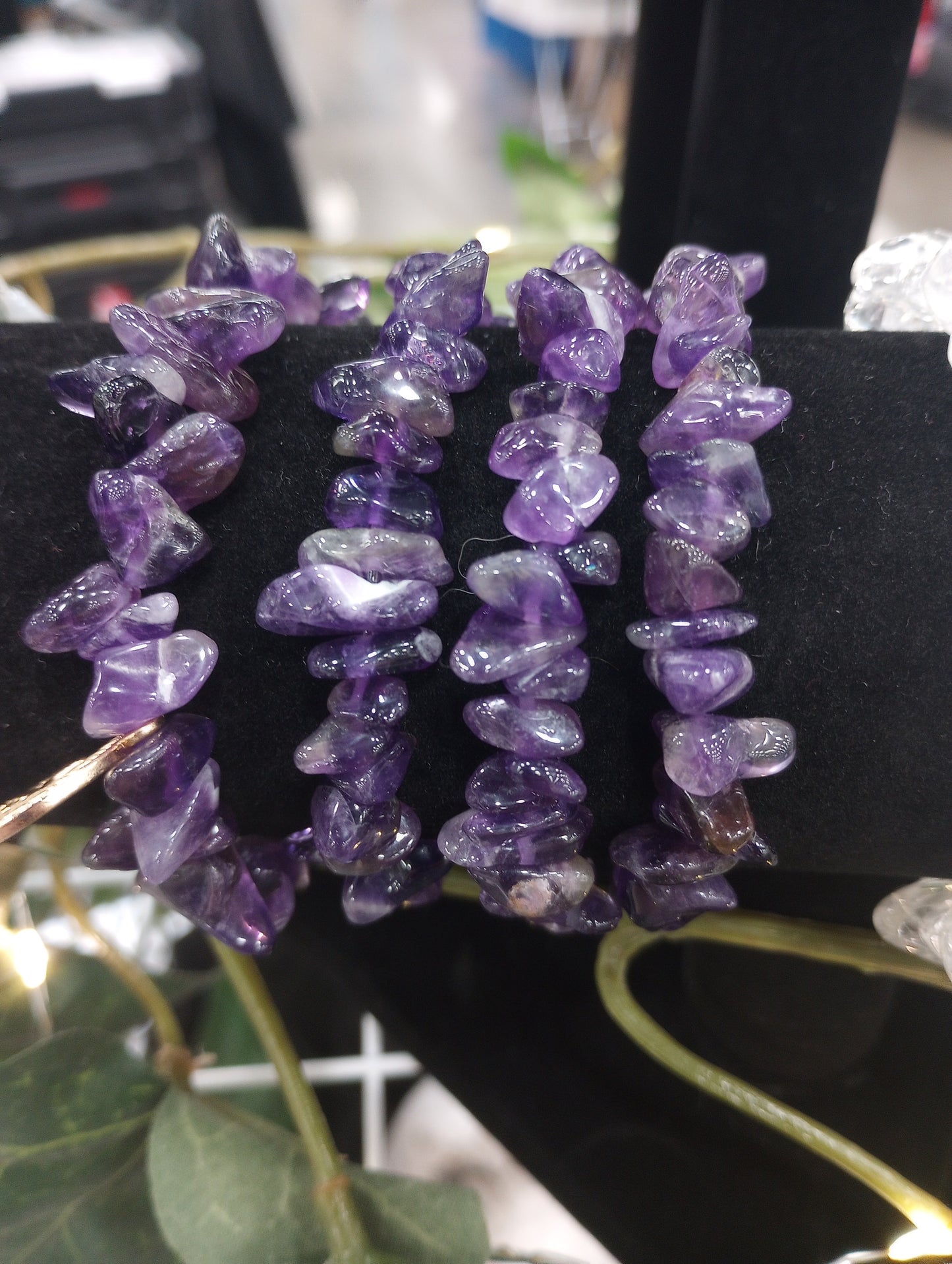 Amethyst Chip Bracelets