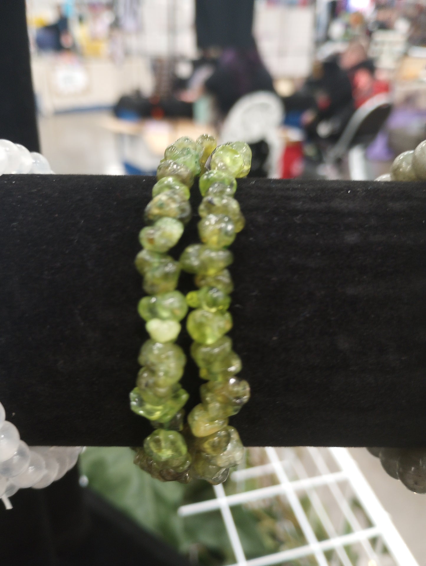 Peridot Chip Bracelet