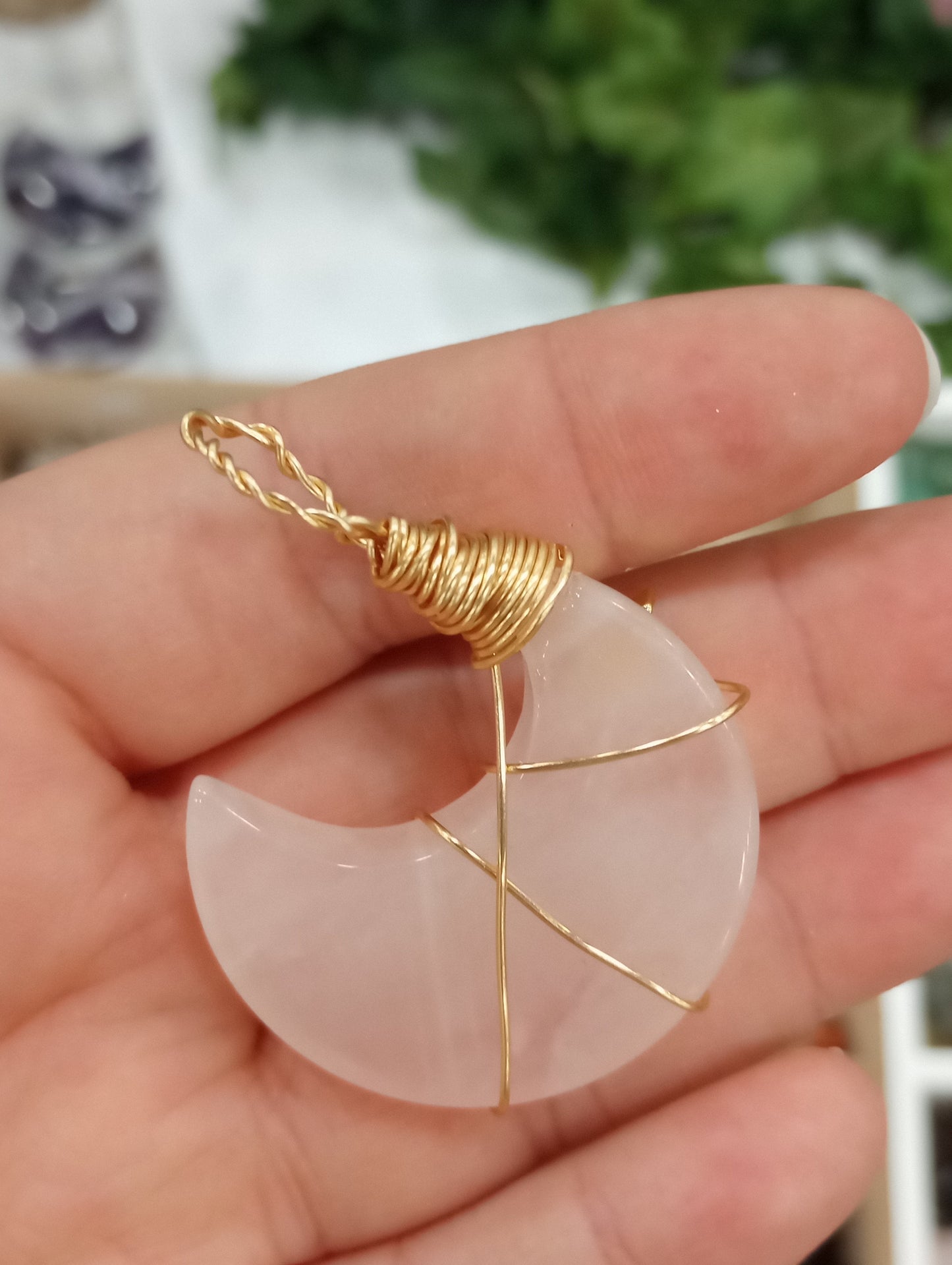 Wire wrapped Mini Moons