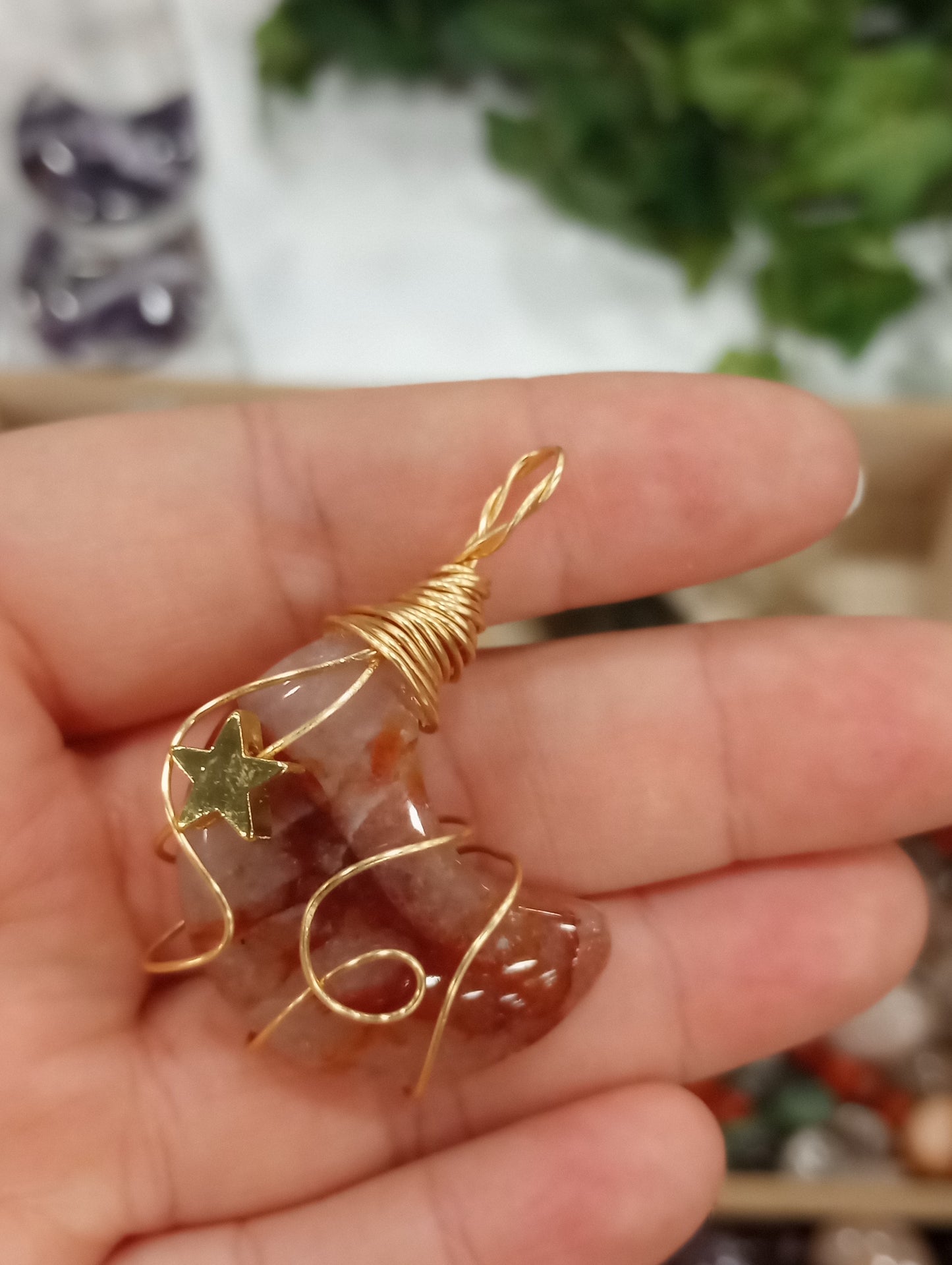 Wire wrapped Mini Moons