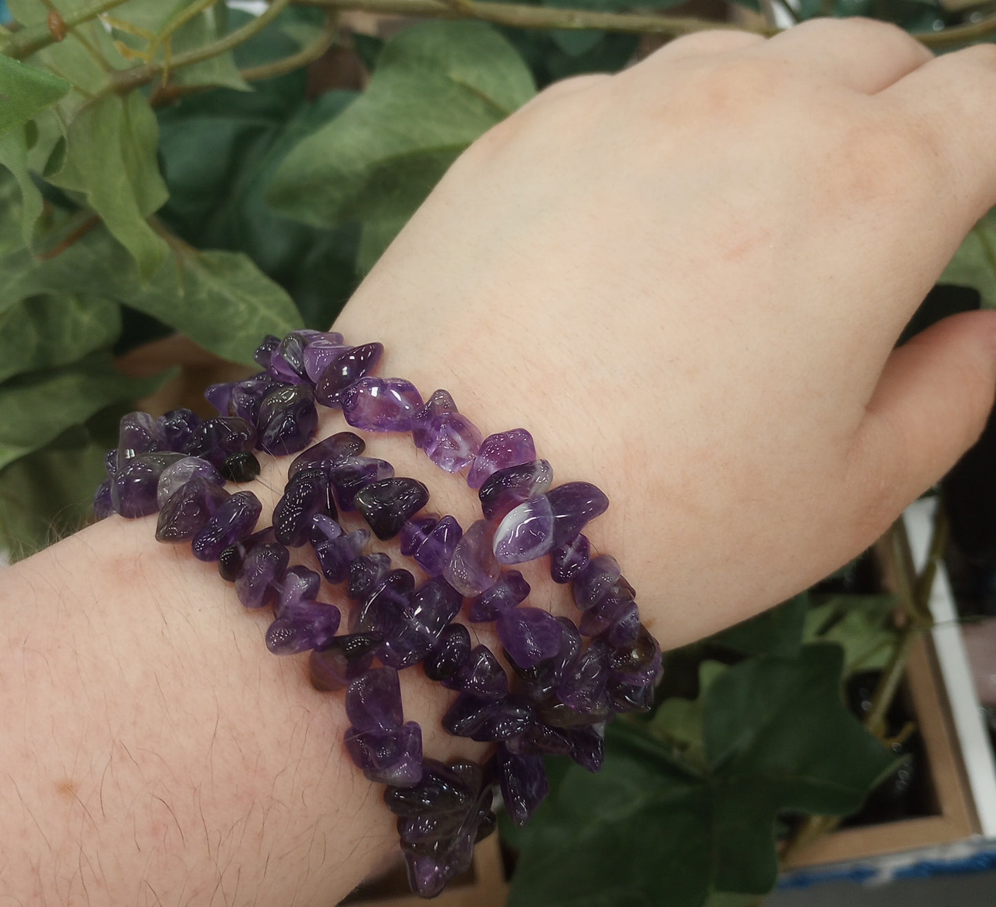 Amethyst Chip Bracelets