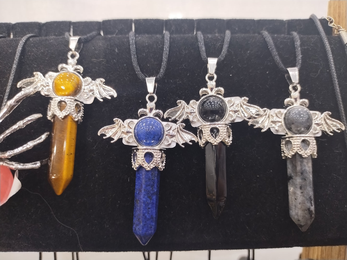 Winged Sword Pendants