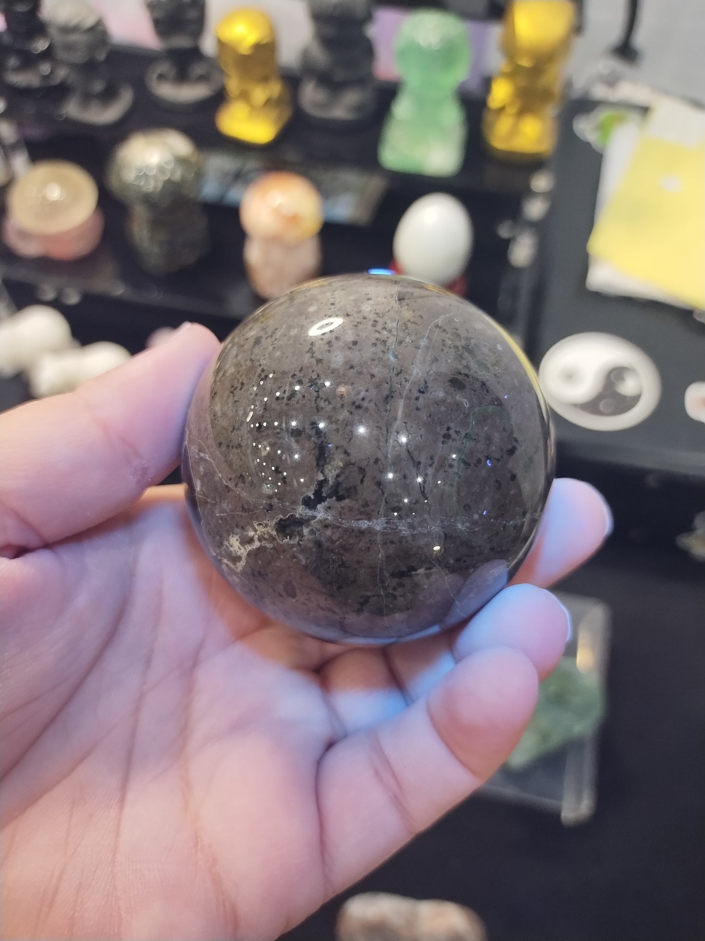 Volcano Agate Sphere