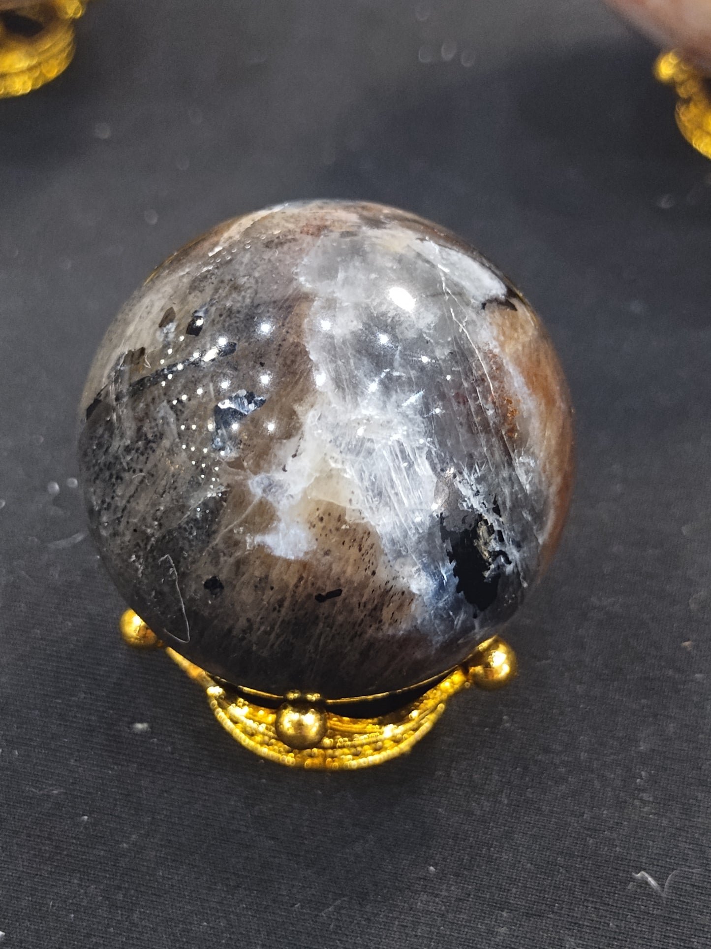 Black Moonstone Sphere