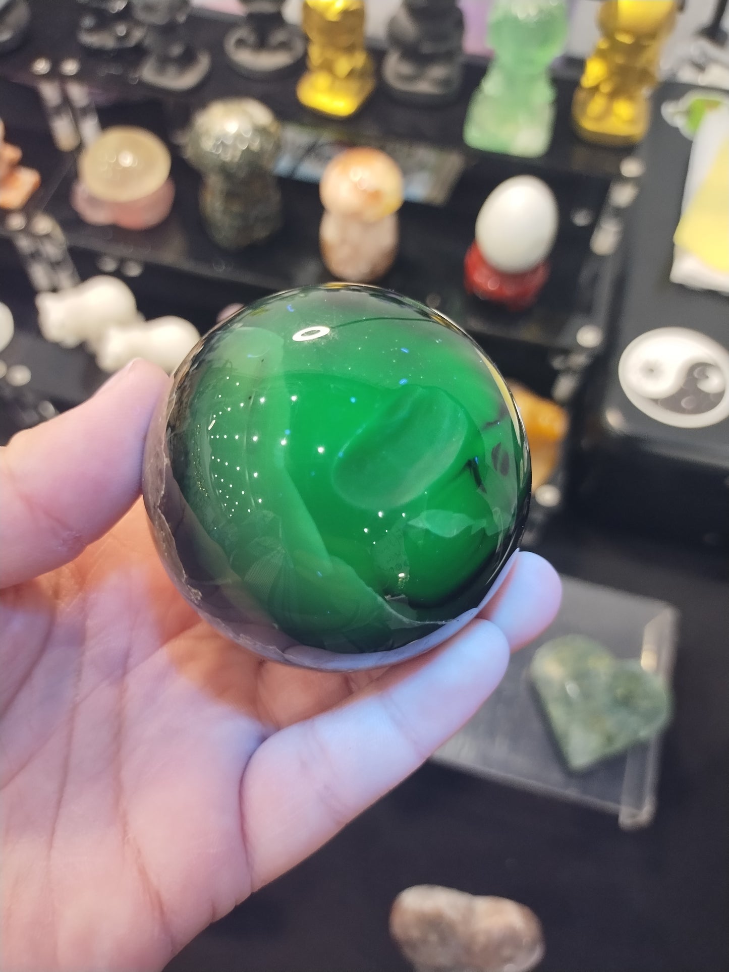 Volcano Agate Sphere