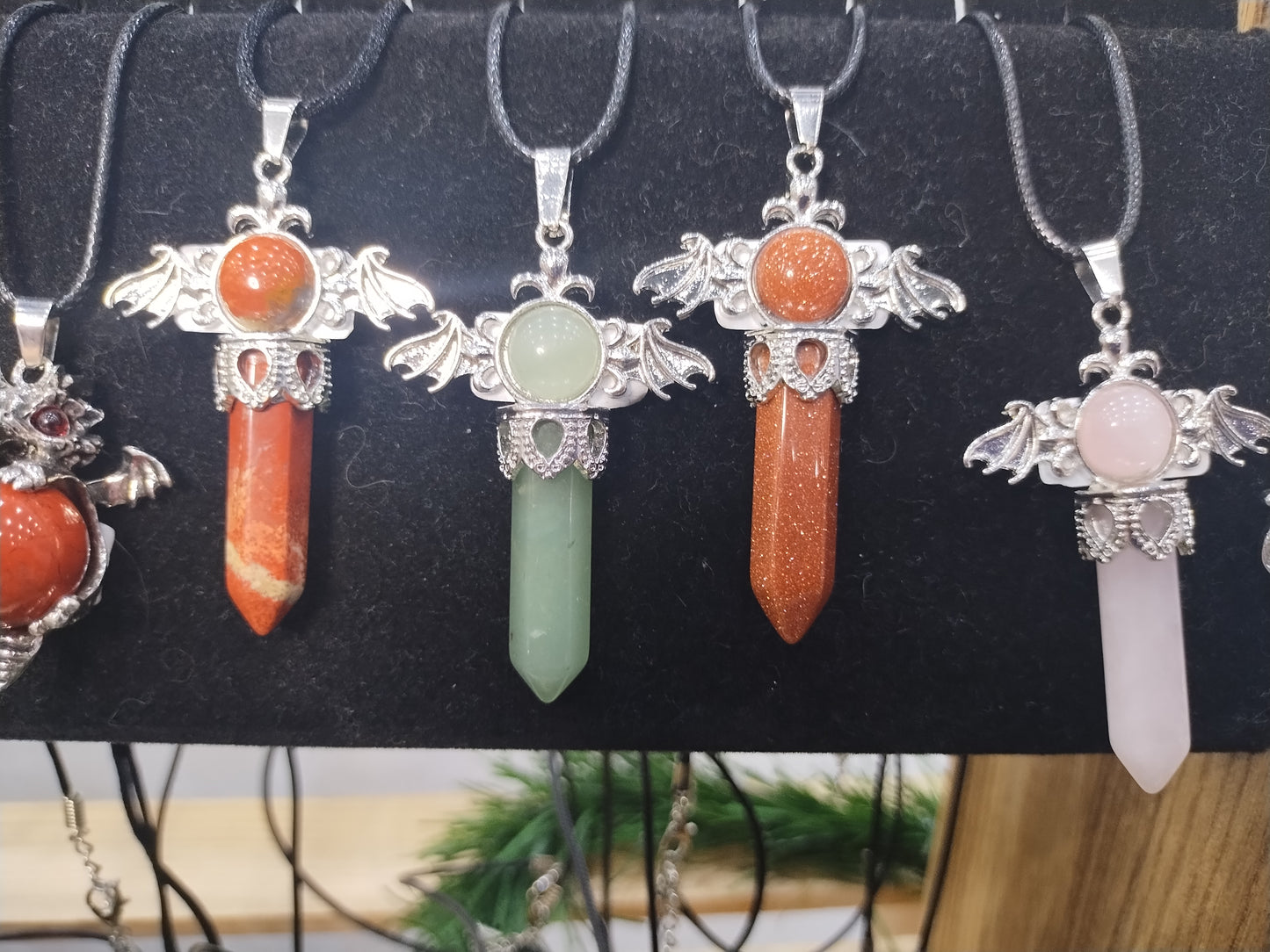 Winged Sword Pendants