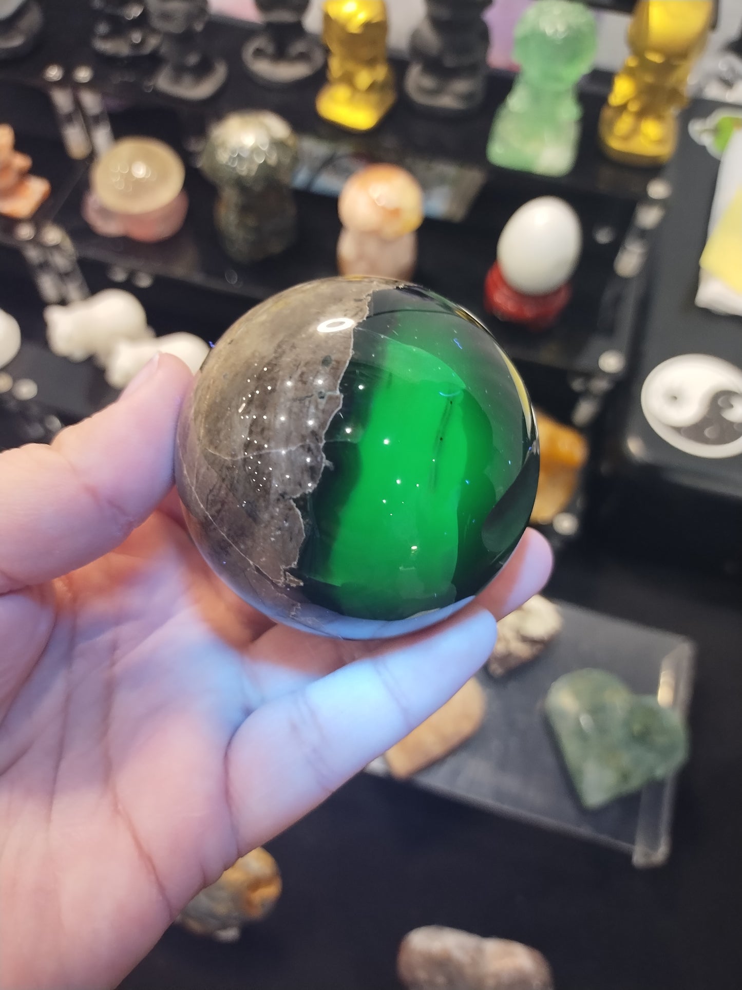 Volcano Agate Sphere