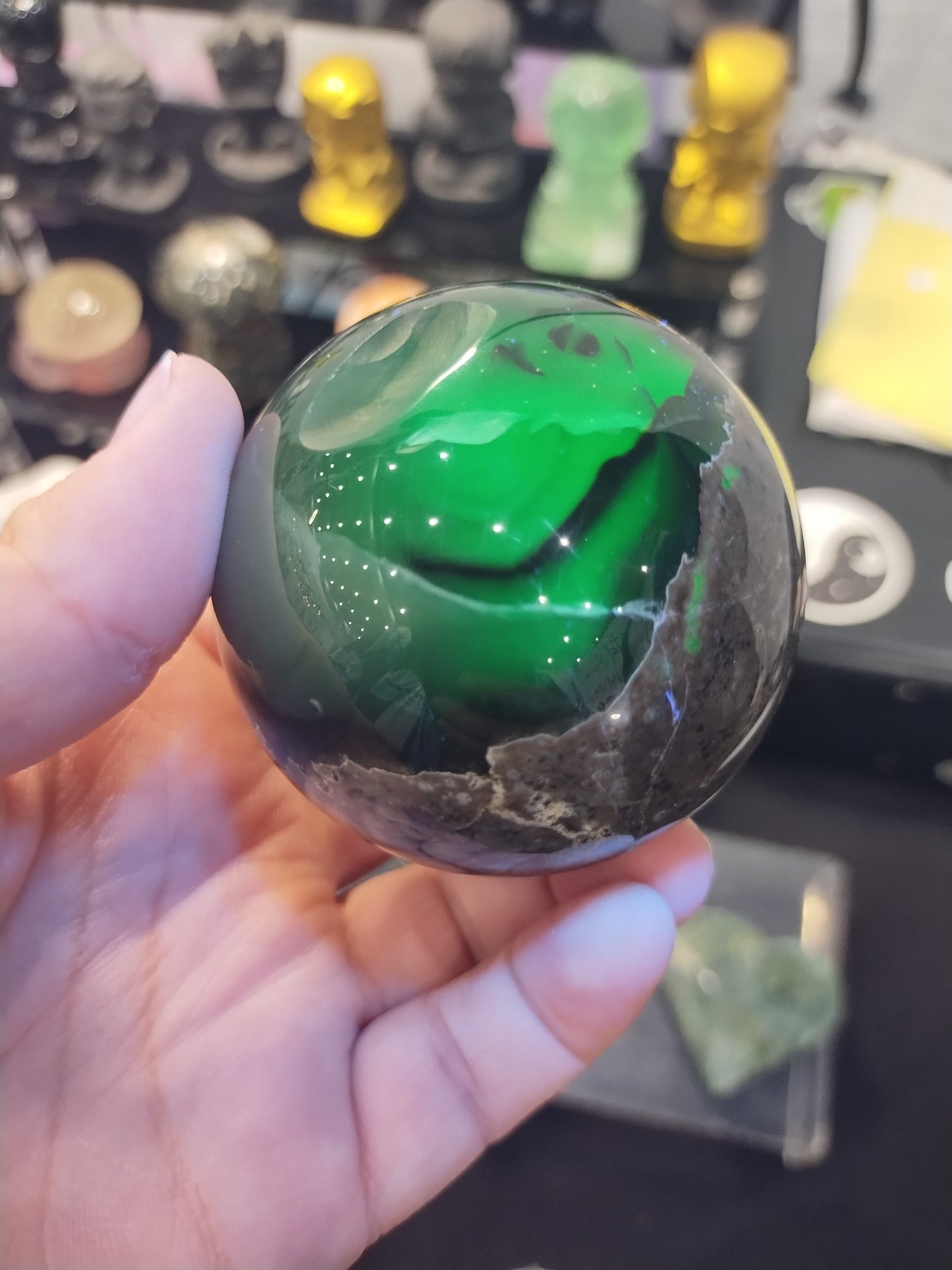 Volcano Agate Sphere